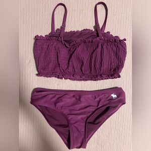 Dark Purple/Maroon Bathing Suit, Abercrombie Kids